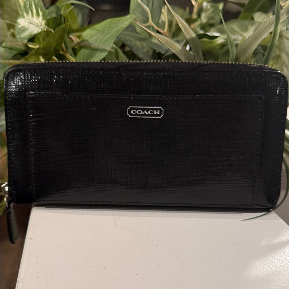 Coach Black Leather Wallet